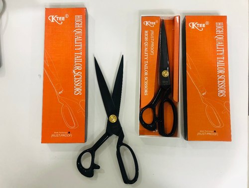 Rubber Ktee Gold Tailor Scissors, Size: 10, 11&12