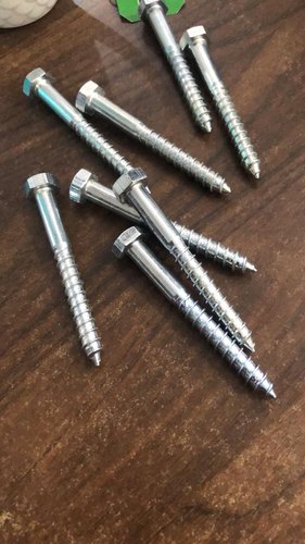 Polished Titanium Lag Screw