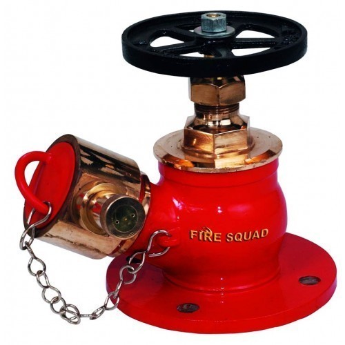 Mild Steel Fire Squad Single Outlet Landing Valve, For Electrical Panel