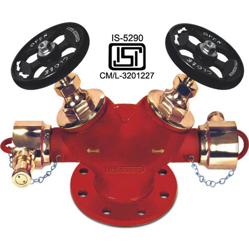 AGNI Gun Metal Double Head Landing Valve