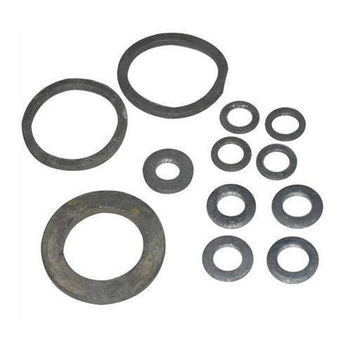 Black Galvanized Lead Washer, Round