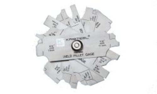 Kristeel, Insize Analog Kristeel 7 Leaves Leaf Type Weld Gauges, Model Name/Number: Welding Gauge