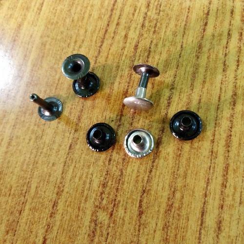 Calyx MS and Leather Rivet- Black Color - 18 Mm Set