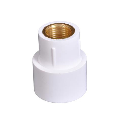 Lexicon White UPVC Brass Reducer FTA, Size: 3/4 inch, Packaging Type: Packet