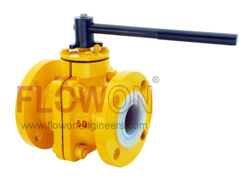 UNP Lined Ball Valve, Packaging Type: Carton Box, For Industrial