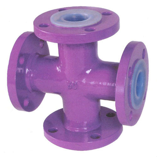 Hi-tech Ductile Iron Lined Equal Cross, Size: 3 inch
