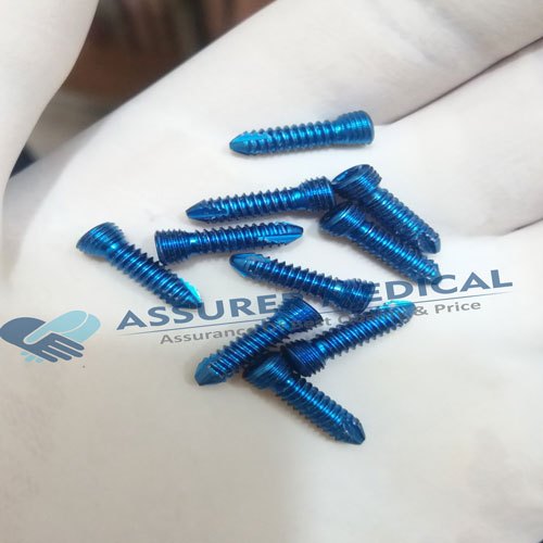 Stainless Steel & Titanium Full Thread Locking Head Screw 3.5mm Self Tapping