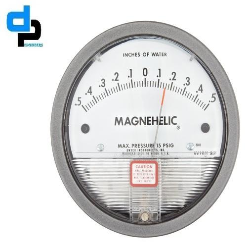 Analog ABS Low Pressure Differential Gauge, For Pharma Industry