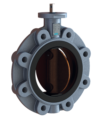 PVC And Brass/Bronze Lug Type Butterfly Valve