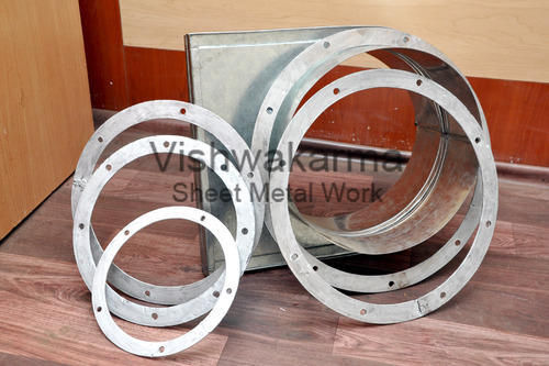 MS Round Ducting Ring, For Industrial