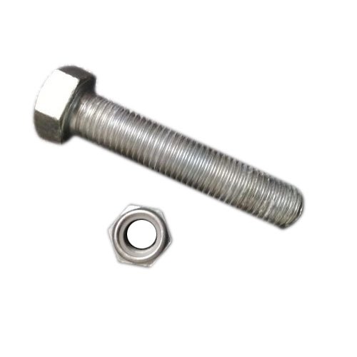 M10 MS Hex Bolt Nut, Tensile Strength: 300-1200MPA