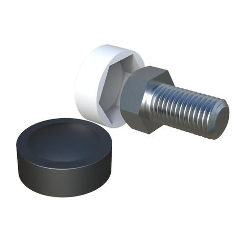 M12 Bolt Cap End Cap In Any Colour Hex Nut Cap