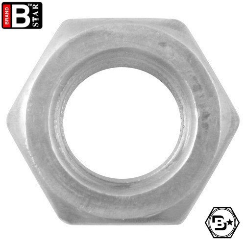 Hexagonal Mild Steel Hex Nut, Size: M4-M24