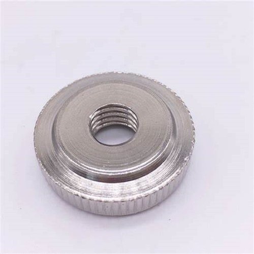Round Color: Silver M3 Din Nut