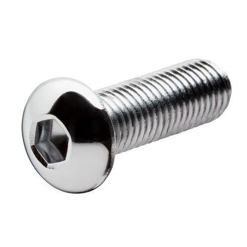 Mild Steel M6 Button Head Screws, Size: M2 To M8 X 110 Mm