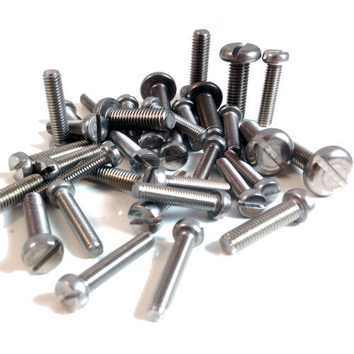 RH Round Machine Metal Screw, for Furniture, Packaging Type: Box