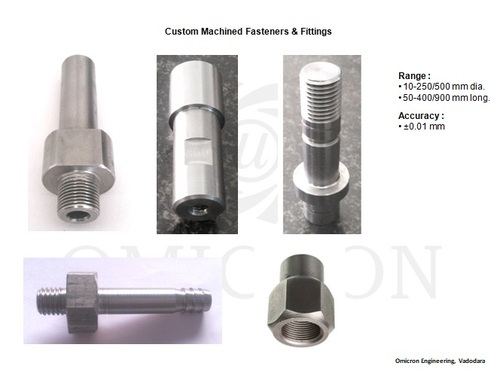 Nitin Stainless Steel Machined Fasteners, Grade: A Grade, Size: 10 - 20 Mm
