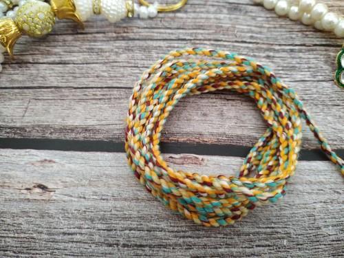 8 mm Twisted Polyester Rope, For Garments, Home Decor, Roll
