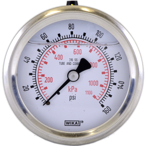 Analog Bottom Connection Commercial Pressure Gauge