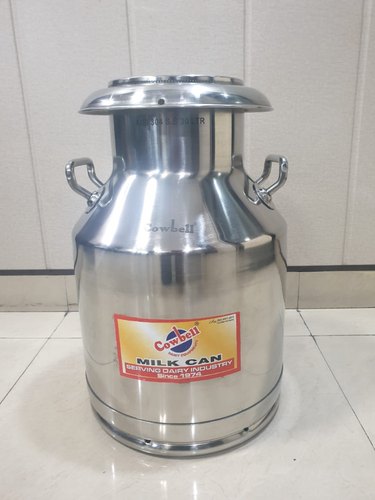 Stainless Steel Milk Can 30 Liters AISI 304 Grade