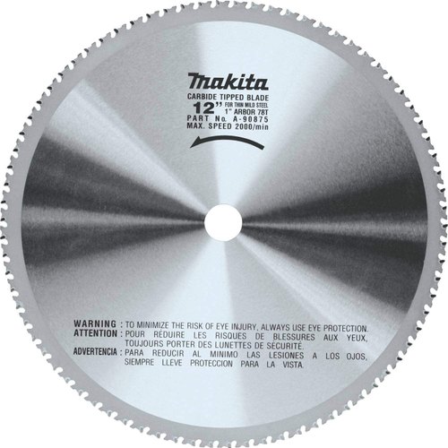 12 Inch Makita Steel Cutting Blade