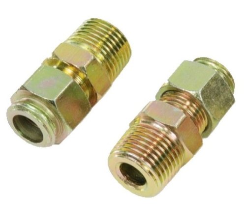 Brass Male Connector Assembly, For Hydraulic Pipe
