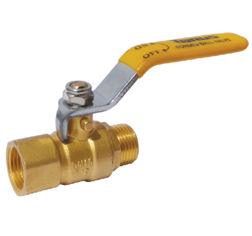 Torus PN16 Male Female Brass Valve, For Water, Size: 1 Inch