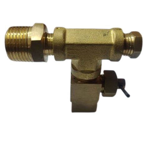 15000 Psi Threaded Brass Male Needle Valve, For Industrial