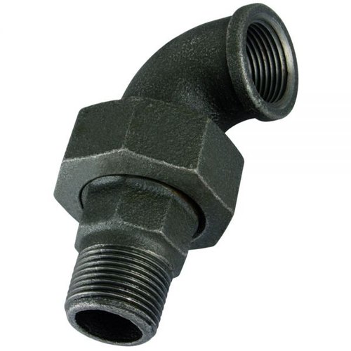 1 Inch Threaded Malleable Cast Iron Male Female Elbow Union, For Plumbing Pipe