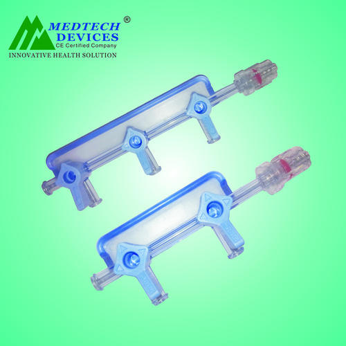 Topflow PVC Manifold 2 And 3 Port Right, For Hospital, Packaging Type: Box