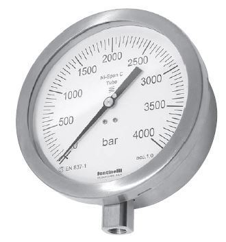 SF316 Solid Front Safety Pressure Gauges