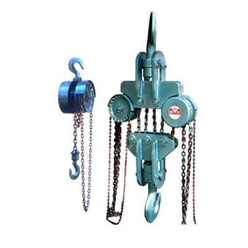 Cast Iron Manual Chain Pulley Block, Capacity: 4 Ton