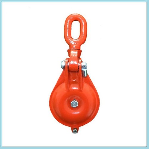 Mild Steel Wire Rope Pulley Block, For Single Grinder Crane, Capacity: 1 ton
