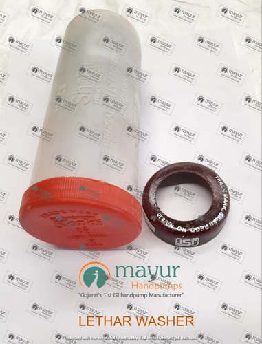 Rubber E25. Leather Washer, For Used In Handpump Cylinder