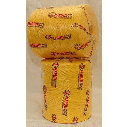 Yellow Maruti Polypropylene Baler Twine Rope, For Agriculture, Packaging Type: Roll