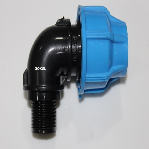 Gokul Plastic HDPE Elbow Male Threaded Off-take, For Structure Pipe
