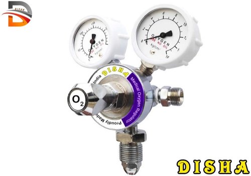 MOX Two Stage Double Gauge Regulator, 0-5 Lpm