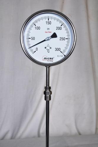 MICRO Stem Type Mercury Filled Temperature Gauge, 100S-MT-S66-DB