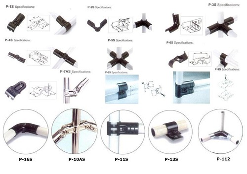 Metal Joints for Racks, for Structure Pipe, Size: 1/2 inch