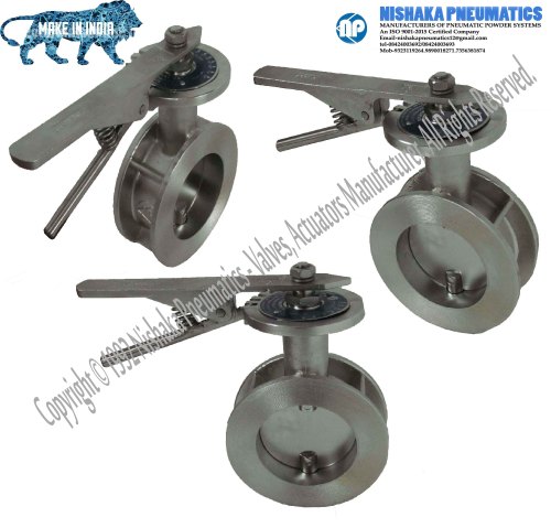 Metal Seat Butterfly Valve Hand Leaver