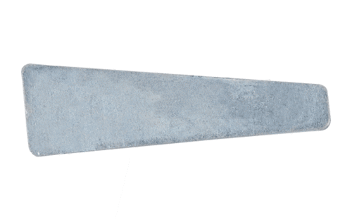 Mild Steel Hot Dipped Galvanized Metal Wedge, 38 Gm, Dimension: 12 X 24 X 73 mm