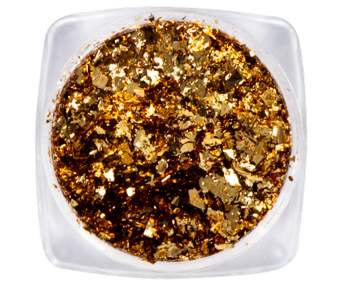 Element Co. Metallic Chrome Pieces Gold Flakes, Packaging Size: 0.2 Gm