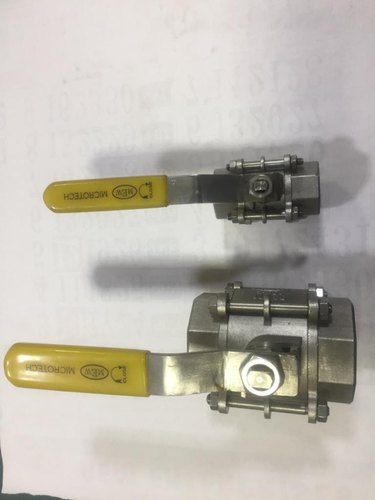 Stainless Steel Medium Pressure MEW Ball Valves, For Water, Size: 1 To 4 Inch
