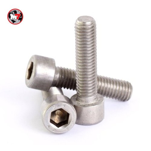 Hex Head Full Thread Mild Steel Allen Bolt, Grade: 4.6, Size: 6x35 mm