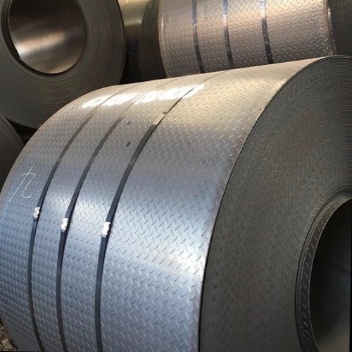 Mild Steel Chequered Coil, Thickness: 3 To 12 Mm