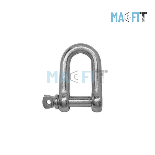 Mild Steel D Shackle Bolt, Size: 10 mm Upto 3000 mm