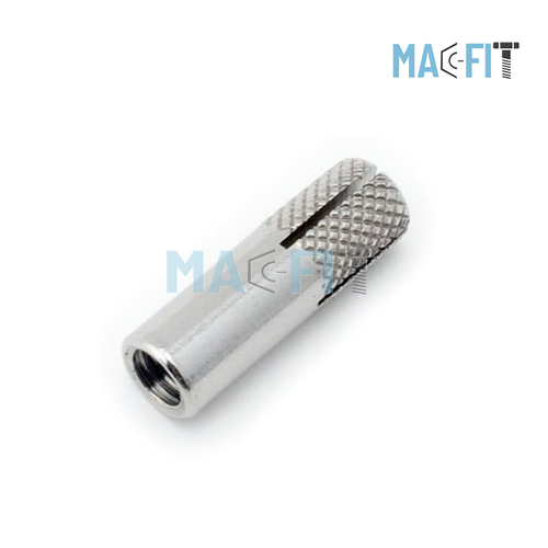 MFI 6 mm Upto 200 mm Mild Steel Drop In Anchor Fasteners, Size: 75 mm Upto 1000 mm