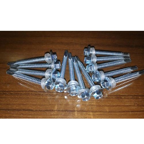 Carbon Steel Galvanized Hex Head Self Drilling Screw, Packaging Type: Packet, Size: 19 Mm To 100 Mm
