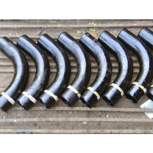 Black Mild Steel Long Pipe Bend