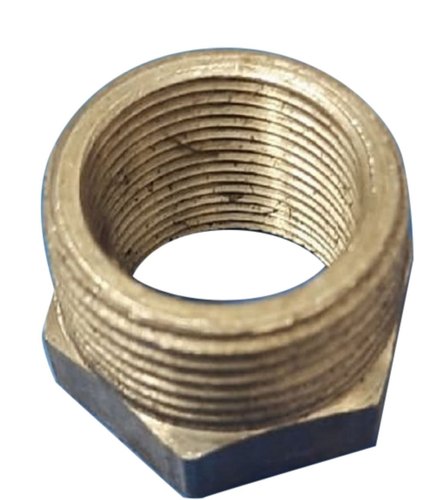 Polished Drilling Mild Steel Round Nut, Size: 20mm